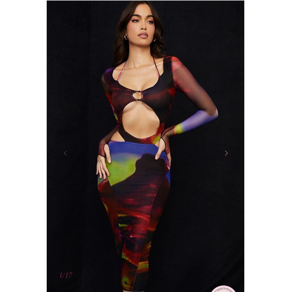 House of CB Mareena Midi Dress Size:‎ S
